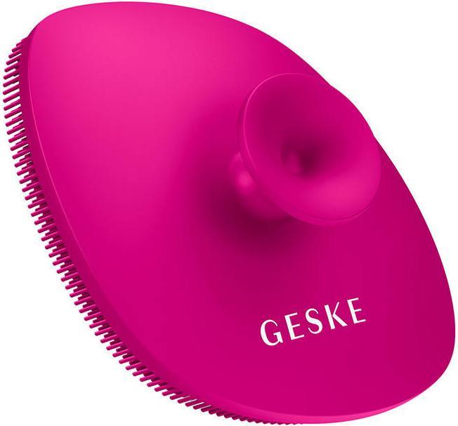Actual product image Konjac Sponge Szczoteczka do czyszczenia twarzy 4w1 z uchwytem Geske z Aplikacją (magenta)