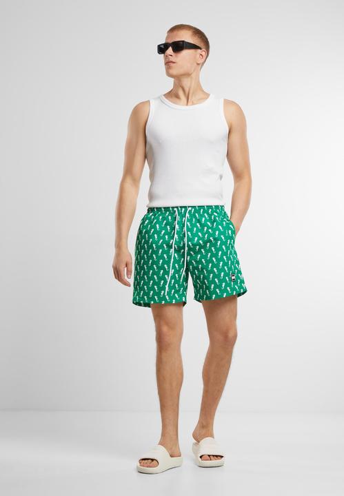 Actual product image Urban Classics Pattern Swim Shorts - 4984 (5XL)