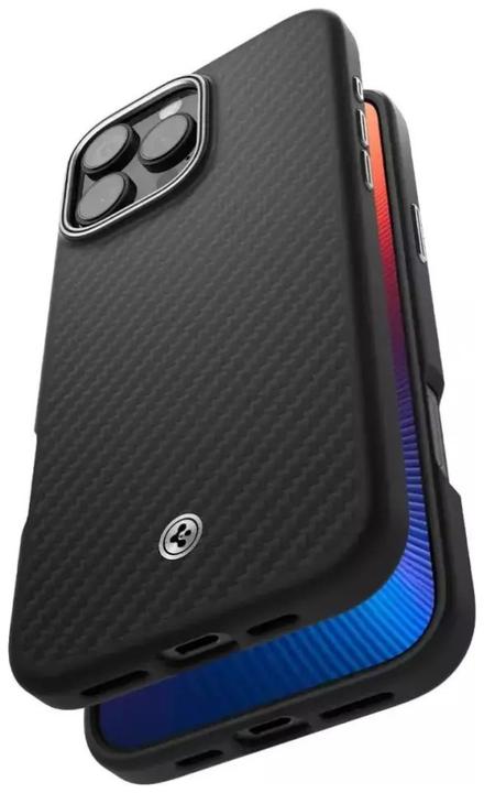 Actual product image Spigen Enzo Aramid Mag Magsafe case for iPhone 16 Pro Max 6,9" black/natural (Apple iPhone 16 Pro Max)
