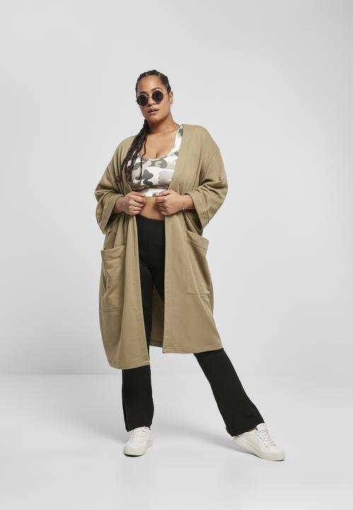 Actual product image Urban Classics Ladies Oversized Terry Cardigan (XS)