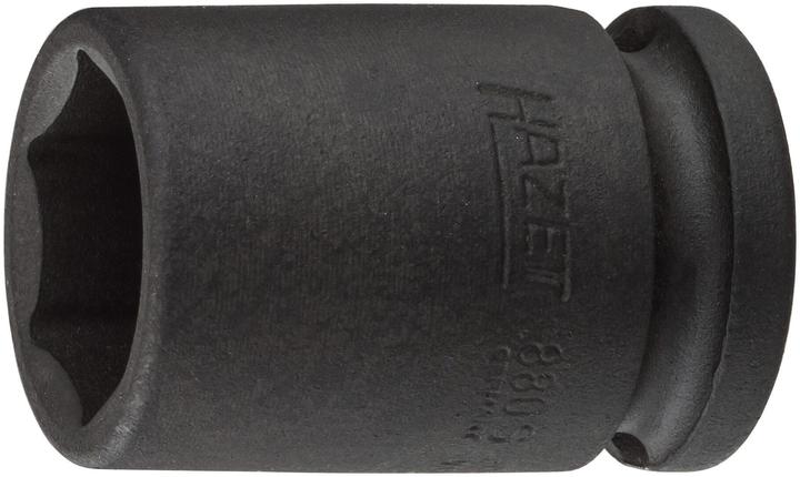 HAZET Impact socket ∙ hexagon 880S-15 ∙ Square, hollow 10 mm (3/8 inch) ∙ Outside hexagon traction … (15 mm)