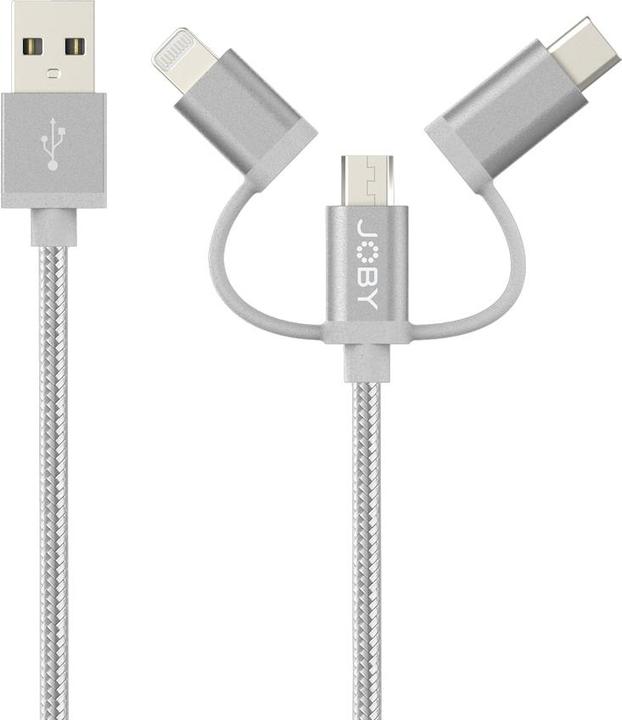 Immagine prodotto Joby Cavo ChargeSync3-in-1 1.2M GR (1.20 m, USB 2.0)