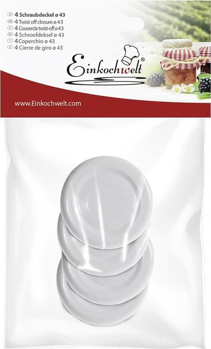 Produktbild Dosen-Zentrale Twist-off Deckel (4 Stk., 0.24 l)