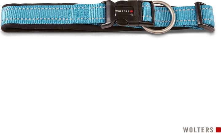 Produktbild Wolters Soft & Safe Halsband Gr.3 35-40 cm x 3,0 cm aqua/schwarz (35, 36, 37, 38, 39, 40, Hund, Allgemein)