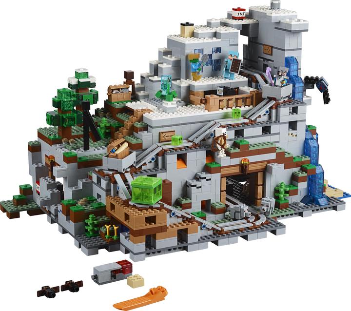 Produktbild LEGO Die Berghöhle (21137, LEGO Minecraft)