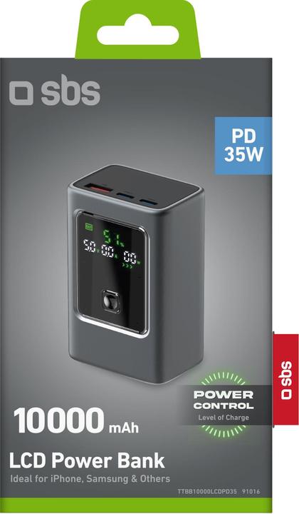 Actual product image SBS Powerbank (10000 mAh, 35 W, 37 Wh)