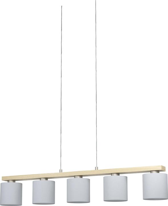 Weiss, Nickel-matt, Naturfarbenes Holz