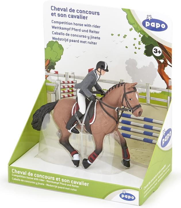 Image du produit Papo Compétition cheval et cavalier