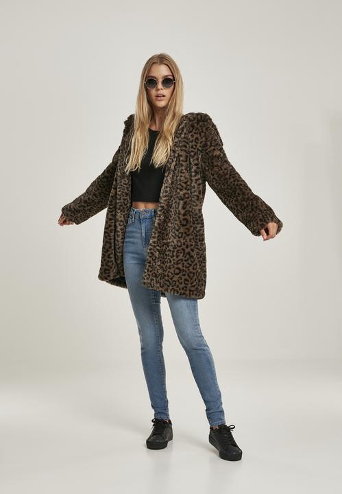 Produktbild Urban Classics Ladies Leo Teddy Coat (L)
