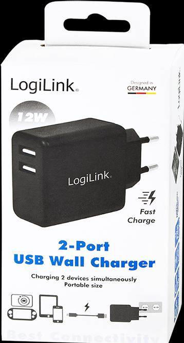 Actual product image LogiLink USB socket adapter (12 W)