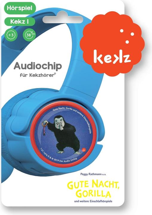 Image du produit Kekz Bonne nuit, gorille, 1 puce audio (Allemand)