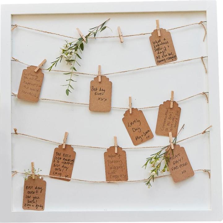 Actual product image Ginger Ray Guest book greeting frame