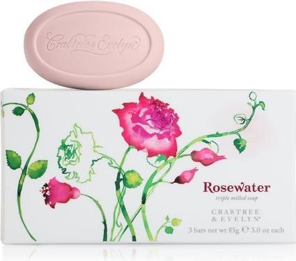 Actual product image Floris Crabtree & Evelyn Rosewater Milled Soap 85g (refill)
