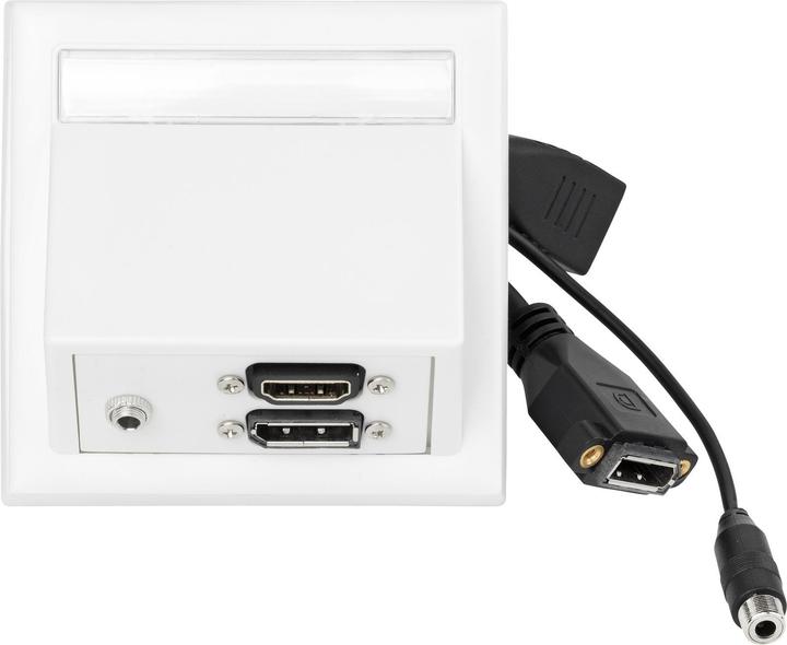 Actual product image Vivolink Wall box HDMI, DisplayPort