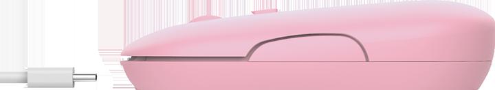 Produktbild Trust Maus Puck Rechargeable Pink (Kabellos)