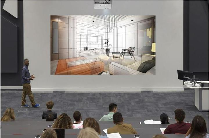 Produktbild Optoma Laser Projector 1080p 1920x1080 5500lm 300 000:1 TR 1.4:1 - 2.24:1 - Lens Shift V+16 2H Compo (Full HD, 5500 lm, 1.4 - 2.24:1)