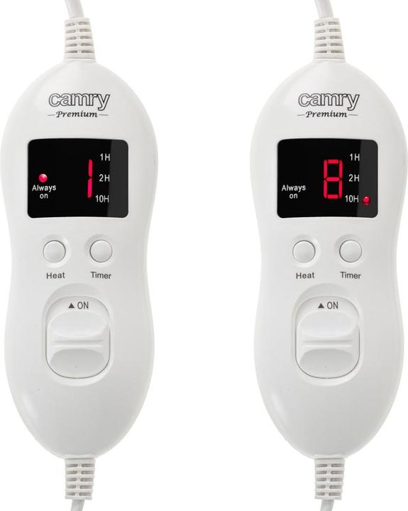 Produktbild Camry CR 7436 Electric Heating Blanket with Timer, Super Soft Fleece, 150x160cm