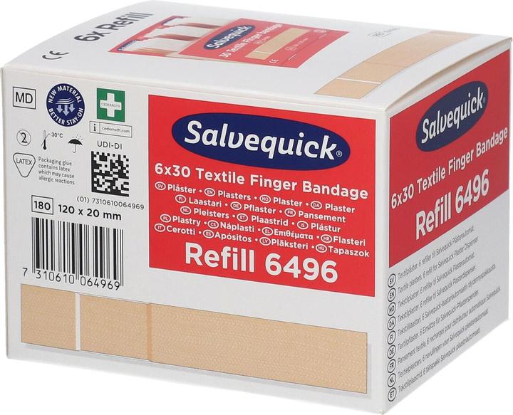 Produktbild Salvequick Fingerverband elastisch Refill 6496 (First Aid Kit)