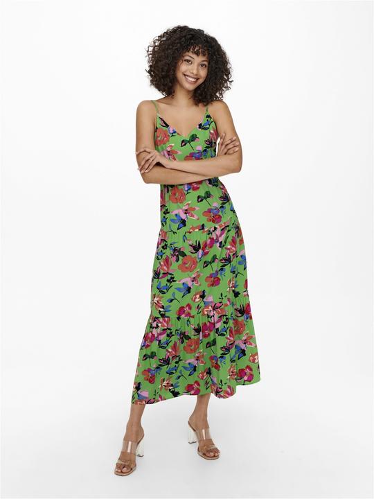 Actual product image Only Patterned strap maxi dress (XS)