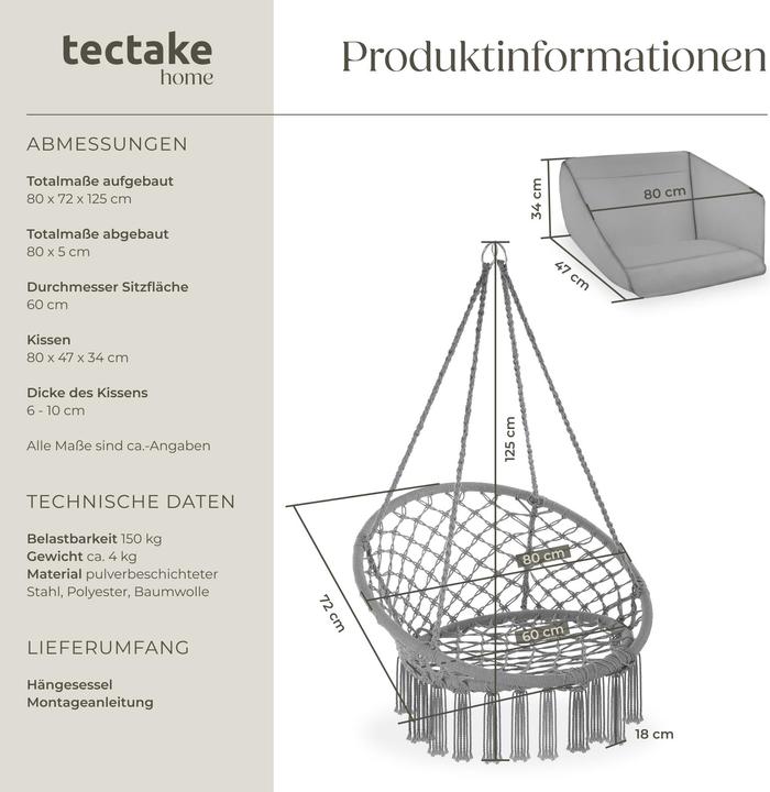 Actual product image tectake Grazia (100 kg)