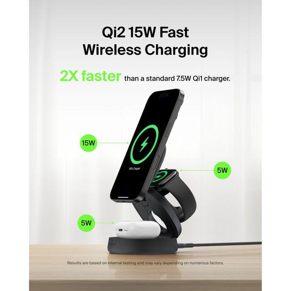Productafbeelding Belkin Boost Charge Z-Fold 3-in-1 Qi2 (15 W)