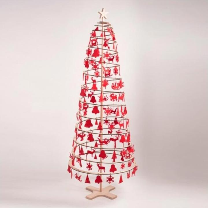 Actual product image Spira Christmas Tree SPIRA SLIM felt combo STAR (155 -part)