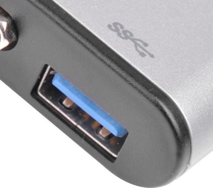Produktbild Silverstone EP06C Station (Sub-D 15, USB 3.1, USB 3.0, 7 cm)