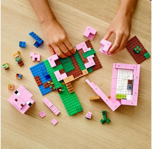 Produktbild LEGO Das Schweinehaus (21170, LEGO Minecraft)