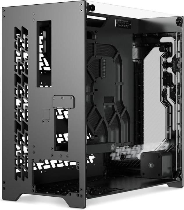 Actual product image EKWB EK-Quantum Torsion A60 - Black Limited Edition (black, tempered glass) (ATX)