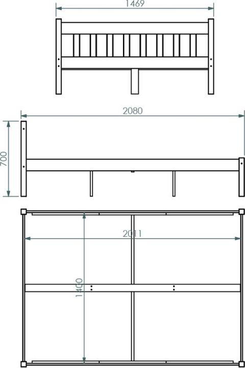 Actual product image Inter Link Vilmar (140 x 200)