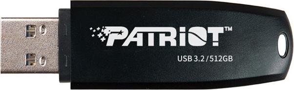 Immagine prodotto Patriot Core 512GB Tipo A USB 3.2 80MB/s czarny (512 GB, USB-A)