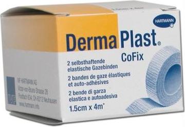 DermaPlast Derma Plast Cofix Gazebinde 1,5 cm x 4 m