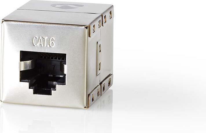 Produktbild Nedis Cat 6 Netzwerkadapter Geschirmt RJ45 (8P8C) Buchse RJ45 (8P8C) Buchse Gerade Metall Verpackung (S/UTP, CAT6)