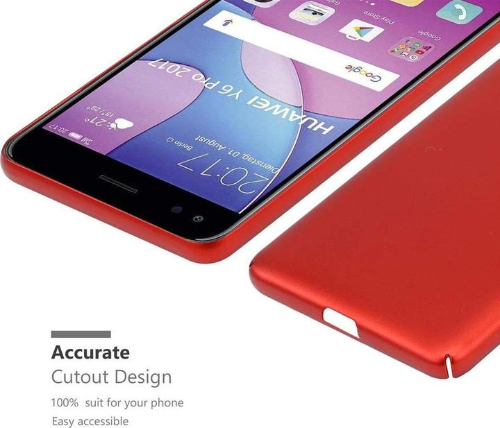 Image du produit Cadorabo Hard Cover Couverture métallique mate (Huawei Y6 Pro (2017))