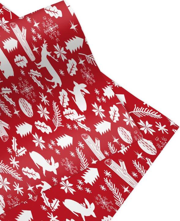 Produktbild Juniqe Christmas Woodland - Weihnachten (Geschenkpapier)