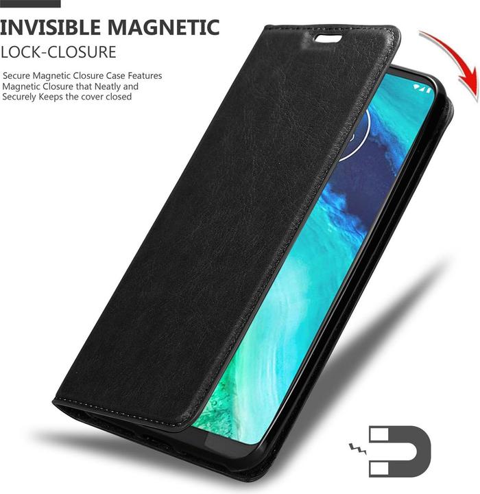 Immagine prodotto Cadorabo Copertina magnetica invisibile del libro (Motorola Moto G8)