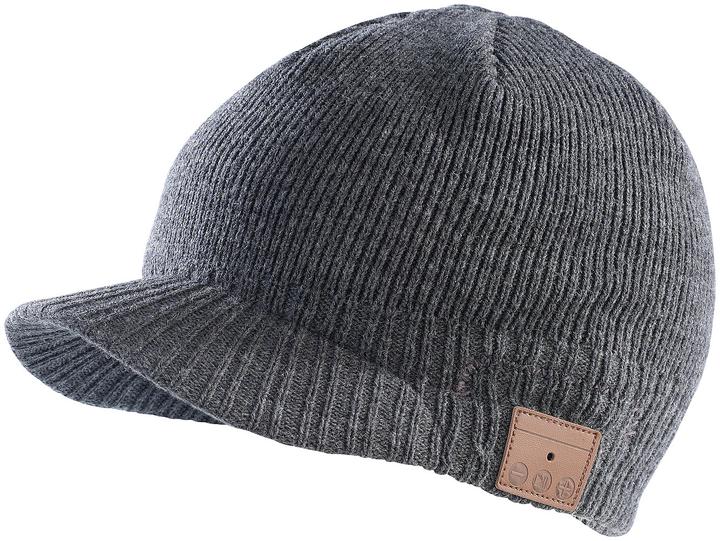 Callstel Beanie-Schildmütze inkl. integriertem Headset mit Bluetooth (One Size)