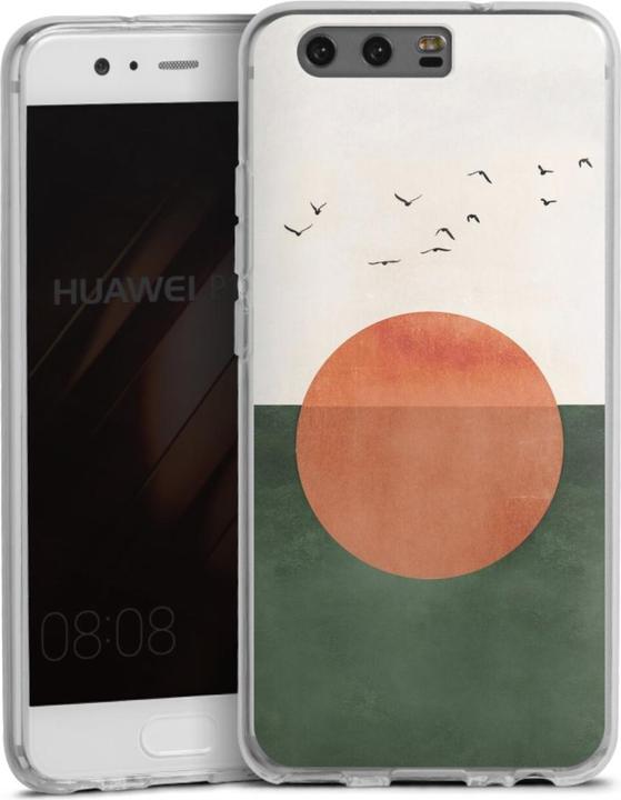 DeinDesign Silikon Hülle für Huawei P10 Handyhülle Case Smartphone Schutzhülle Sonnenschein Sonnenuntergang (Huawei P10)