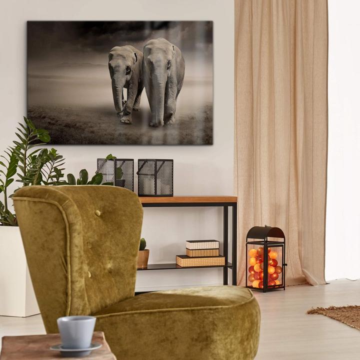 Produktbild Trenddeko Die Elefanten (60 x 40 cm)