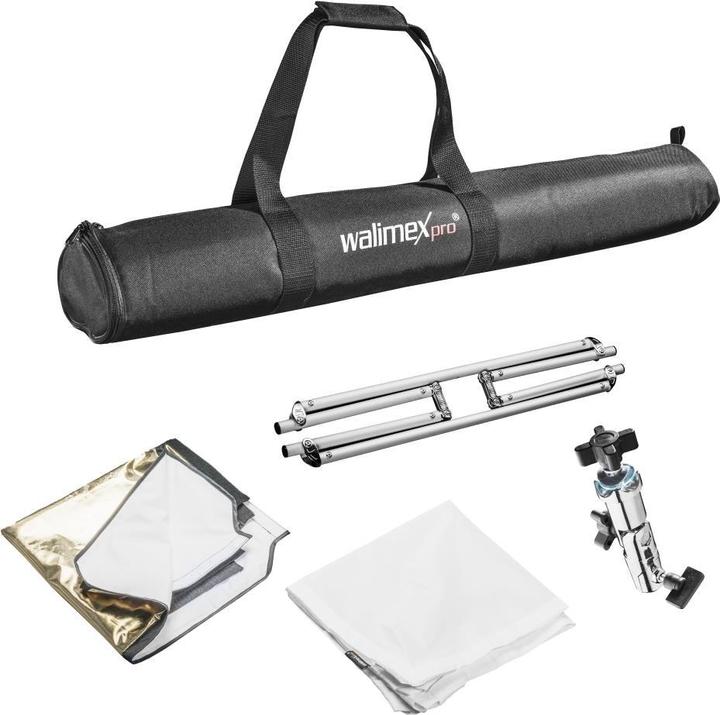 Walimex 5in1 Diffusor Panel faltbar 145 (Reflektor, 145 cm)