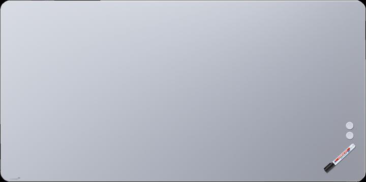 Legamaster Glasboard matte 7-104164 runde Ecke 100x200cm chilly lake (200 x 100 cm)