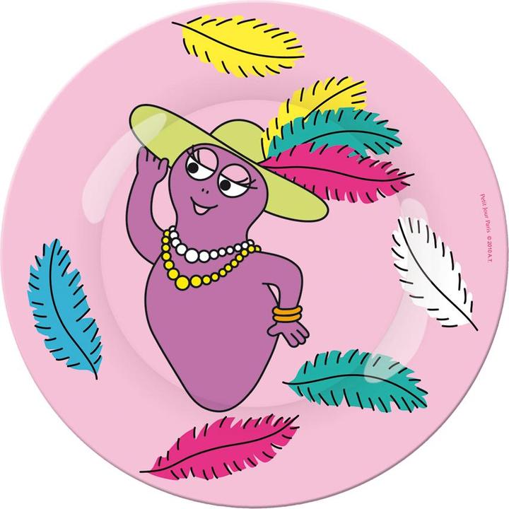 Image du produit Barbapapa Assiette Barbabella 20 cm lilas