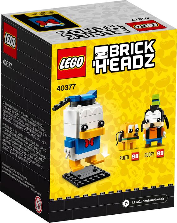 Actual product image LEGO BrickHeadz End-Of-Live Set Donald Duck - 40377 NEU! Teile 90x (40377)