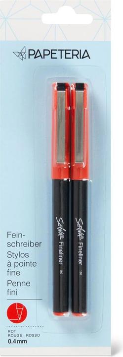 Produktbild Papeteria Feinschreiber (Rot, 2 x)