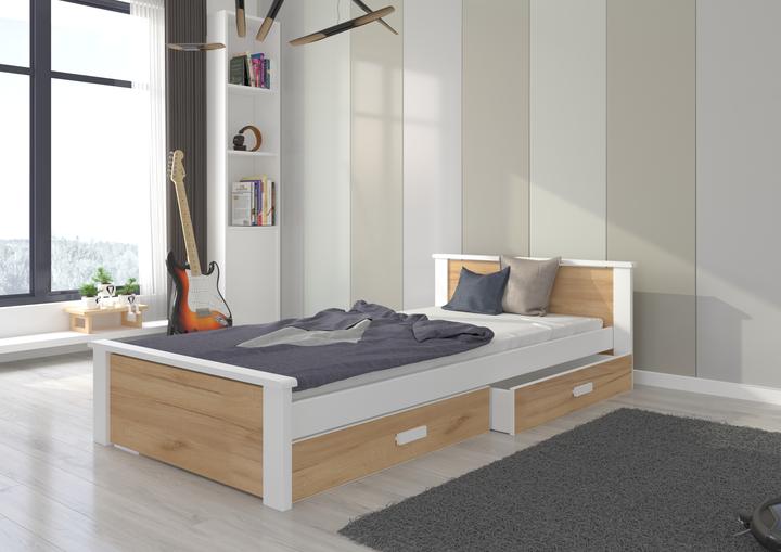 Produktbild ADRK Furniture Bett mit Matratze ALDEX 200x90 (200 x 90 cm)