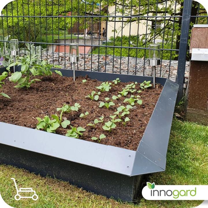 Immagine prodotto Innogard Piastra di fissaggio - zincata a caldo set completo di 14 (10 pannelli laterali + 4 angoli) (100 cm)