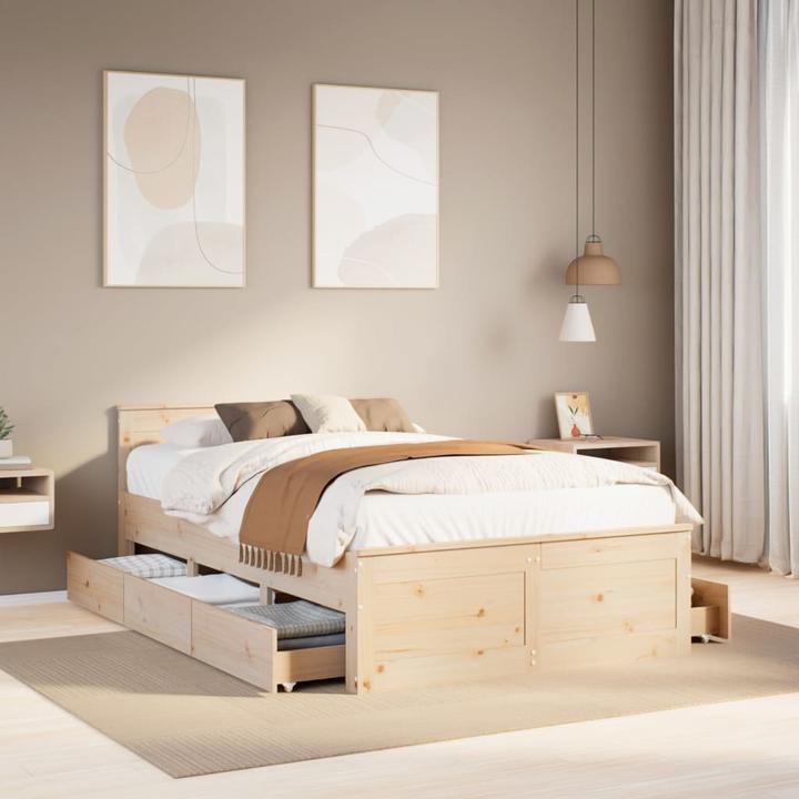 Immagine prodotto VidaXL Letto senza materasso con testiera (200 x 200 cm)