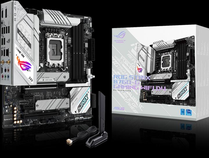 Image du produit ASUS ROG STRIX B760-G GAMING WIFI (LGA 1700, Intel B760, mATX)