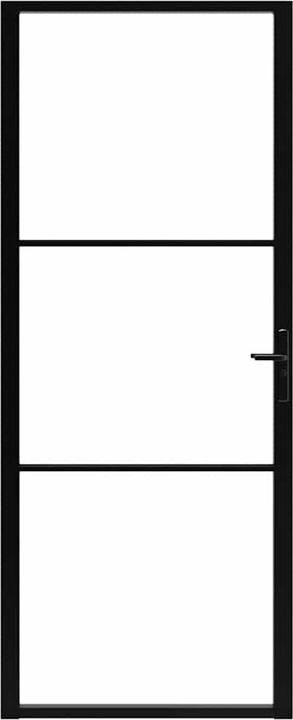 Produktbild Diverse Hardware Innentür ESG Glas und Aluminium 93x201,5 cm Schwarz