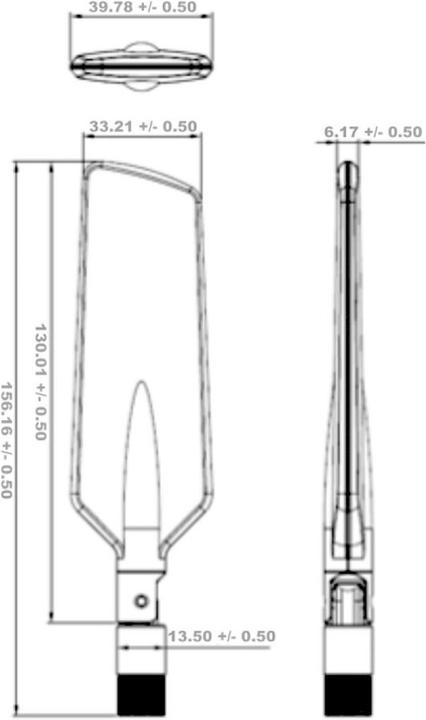 Immagine prodotto Delock Antenna LTE/HSPA/GSM, connettore SMA, nero (5G, GSM)